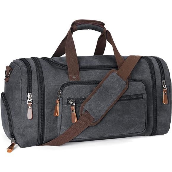 Duffel Bag for Men with Shoe Compartment- 45L/55L Weekender and